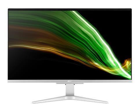 DESKTOP ACER, "Aspire C27-1655" All-in-one, 27 inch, CPU i7-1165G7, Intel Iris Xe Graphics, memorie 16 GB, SSD 1 TB, tastatura si mouse, FreeDos, "DQ.BHLEX.007" (timbru verde 10 lei)