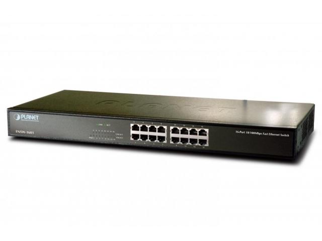 SWITCH Planet FNSW-1601 Unmanaged Switch "FNSW-1601" (timbru verde 2 lei)