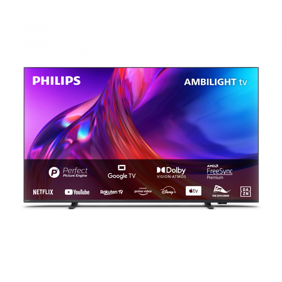 LED TV 55" PHILIPS 55PUS8518/12 (2023) "55PUS8518/12" (timbru verde 15 lei)