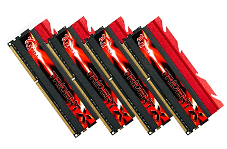 Memorie DDR3, 2400mhz, 32GB, C10 TriX K4, 1.65V "F3-2400C10Q-32GTX"