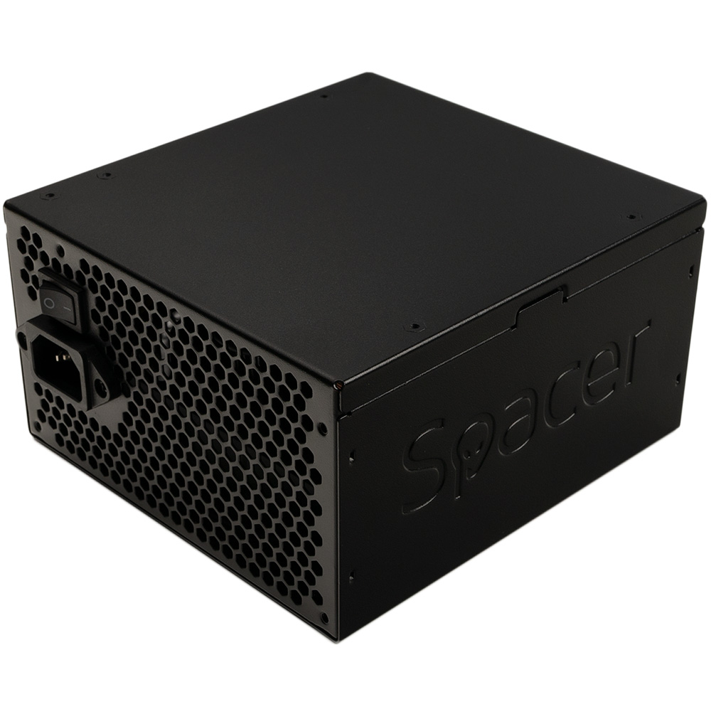 SURSA SPACER MODULARA 600 (for 600W Gaming PC), fan 120mm, MB (20+4) x1, CPU (4+4) x1, PCI-E (6+2) x2, SATA x3, Molex x3, *retail* "SP-MP-600", (timbru verde 0.8 lei)