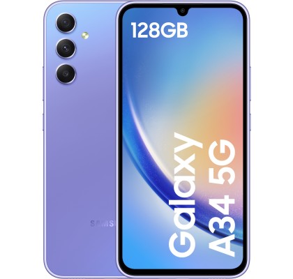 Samsung A34 5G A346B 6.6" 6GB 128GB VI "SM-A346BLVA" (timbru verde 0.45 lei)