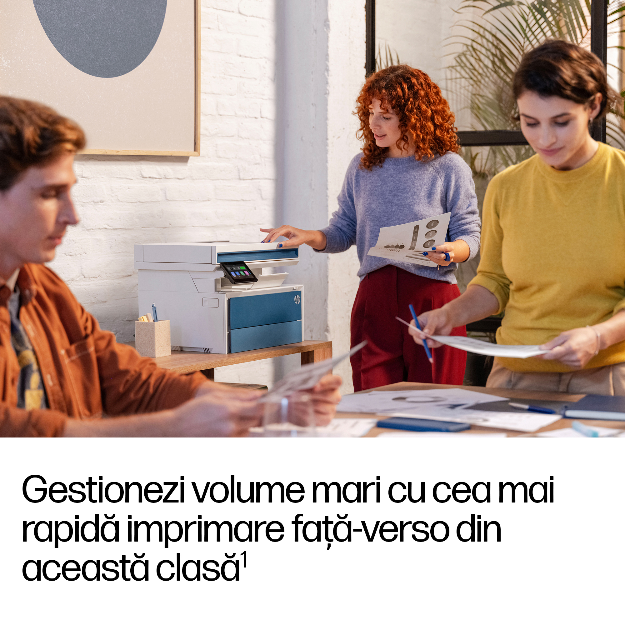Multifunctional Laser Mono HP  MFP 4113fdw, A4, Functii: Impr.|Scan.|Cop.|Fax, Viteza de Printare Monocrom: 47ppm, Viteza de printare color: , Conectivitate:USB|Retea|WiFi, Duplex:Da, ADF:DADF(incl.TV 11lei) "8X3G0A" - imagine 8