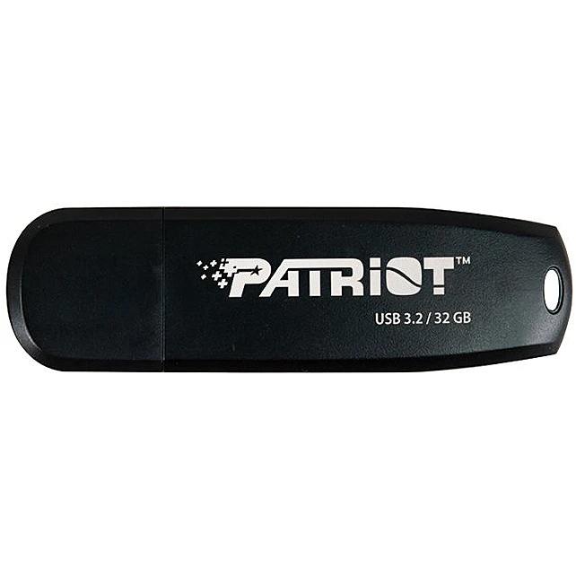 MEMORIE USB 3.2 PATRIOT Xporter Core, 32GB, capac, negru, "PSF32GXRB3U" (timbru verde 0.03 lei)