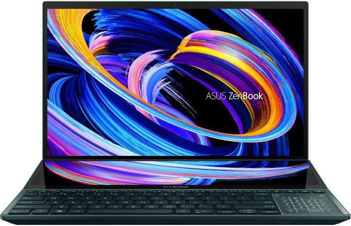 NOTEBOOK Asus, "ZenBook Pro Duo" 15.6 inch, i9-11900H, 32 GB DDR5, SSD 1 TB, nVidia GeForce RTX 3060, Windows 11 Pro, "UX582ZM-H2009X" ((timbru verde 3.5 lei)