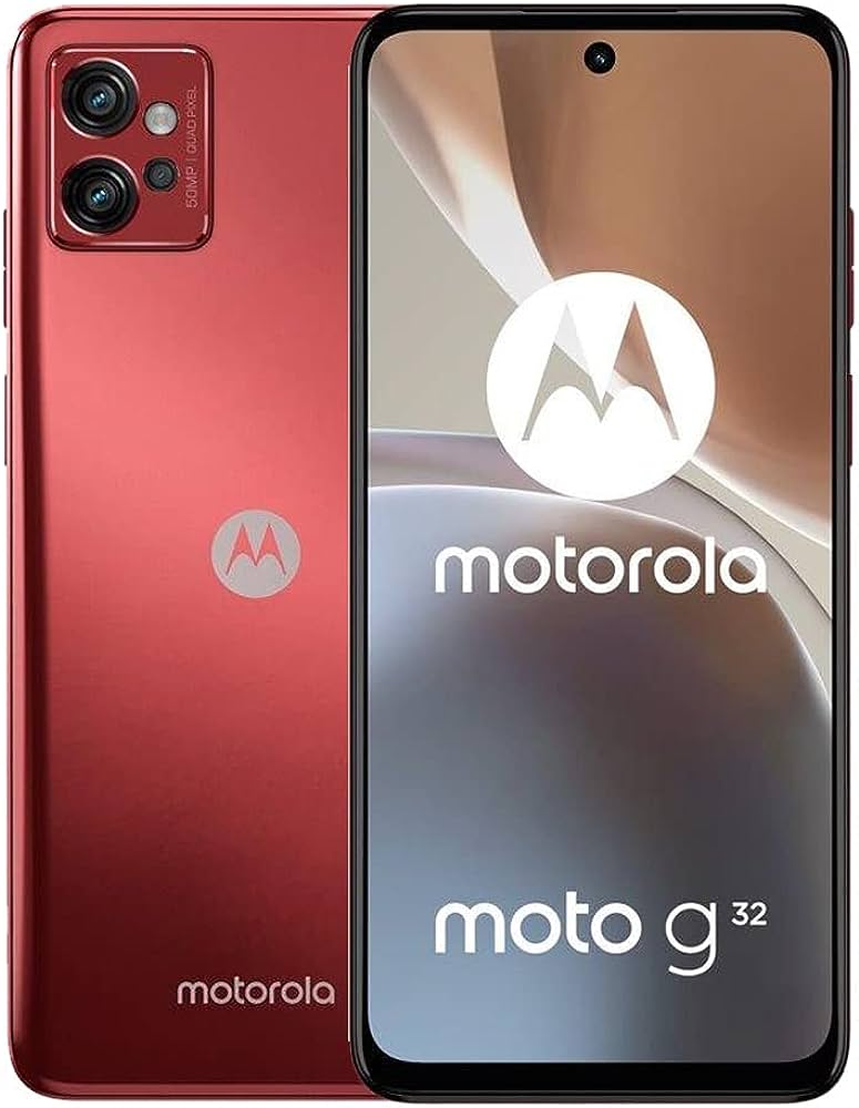 Moto g32 FHD+ Dual SIM 128/6GB 5000 mAh Satin Maroon "PAUU0026RO" (timbru verde 0.45 lei)