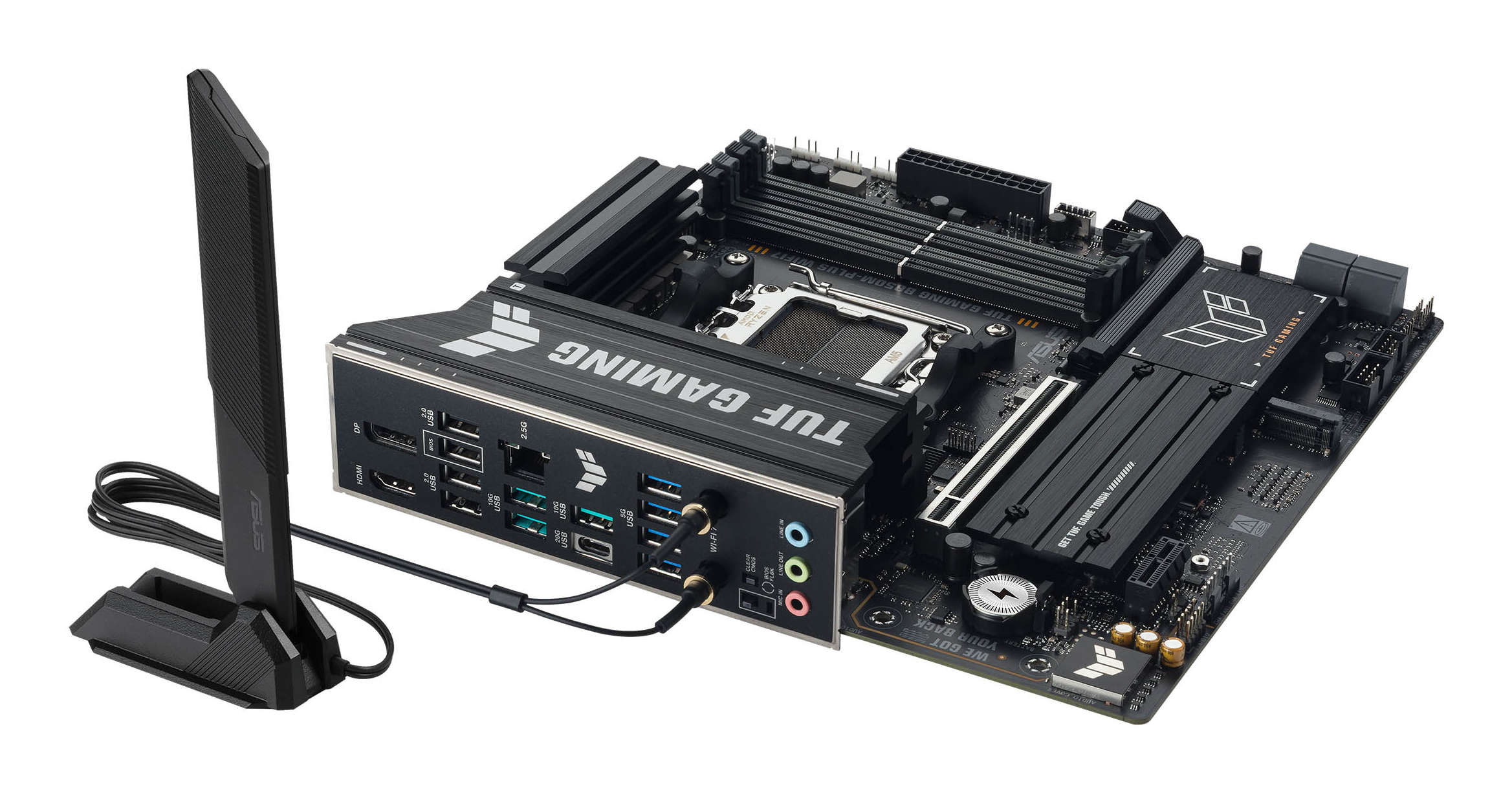 Placa de baza ASUS TUF GAMING B850M-PLUS WIFI7, AMD B850, AM5, DDR5, mATX "90MB1MU0-M0EAY0" - imagine 6