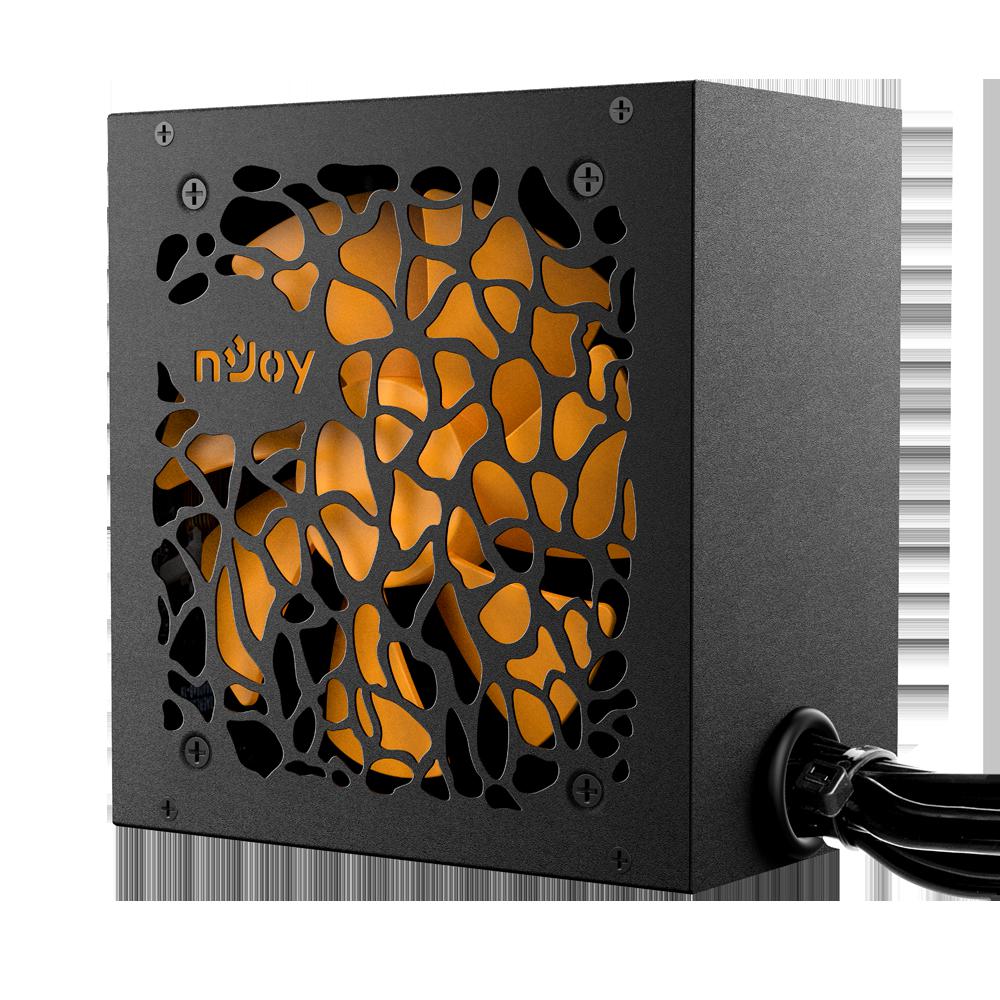 SURSA NJOY TITAN+, 600 W, ATX 12V V2.3, fan 120 mm x 1, 80 PLUS Bronze - compatibila, "PSAT5060A20CUCO01B" (timbru verde 2 lei)