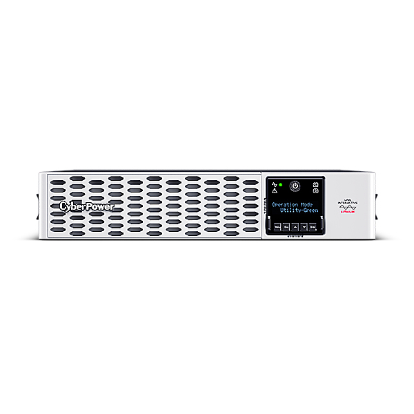 UPS CYBER POWER Line Int. cu sin. pura, cu management, Rack 2U, LCD, 1500VA/1500W, AVR, 10x IEC, baterie Litiu-Ion RB1260X4, incarcare pana la 4h, USB, RS232, slot SNMP, APFC, EPO, hot-swapp, GreenPower, "PRL1500ERT2UC" - imagine 2