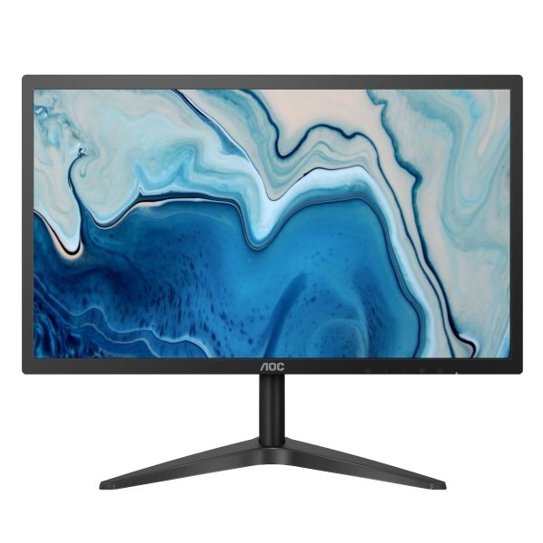 MONITOR AOC 21.5", home, office, TN, Full HD (1920 x 1080), Wide, 250 cd/mp, 5 ms, VGA, HDMI, "22B1H" (timbru verde 7 lei)
