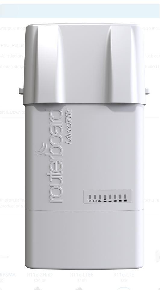 MIKROTIK 5GHZ BASEBOX 5 OUTDOOR "RB912UAG-5HPND-OUT" (timbru verde 2 lei)