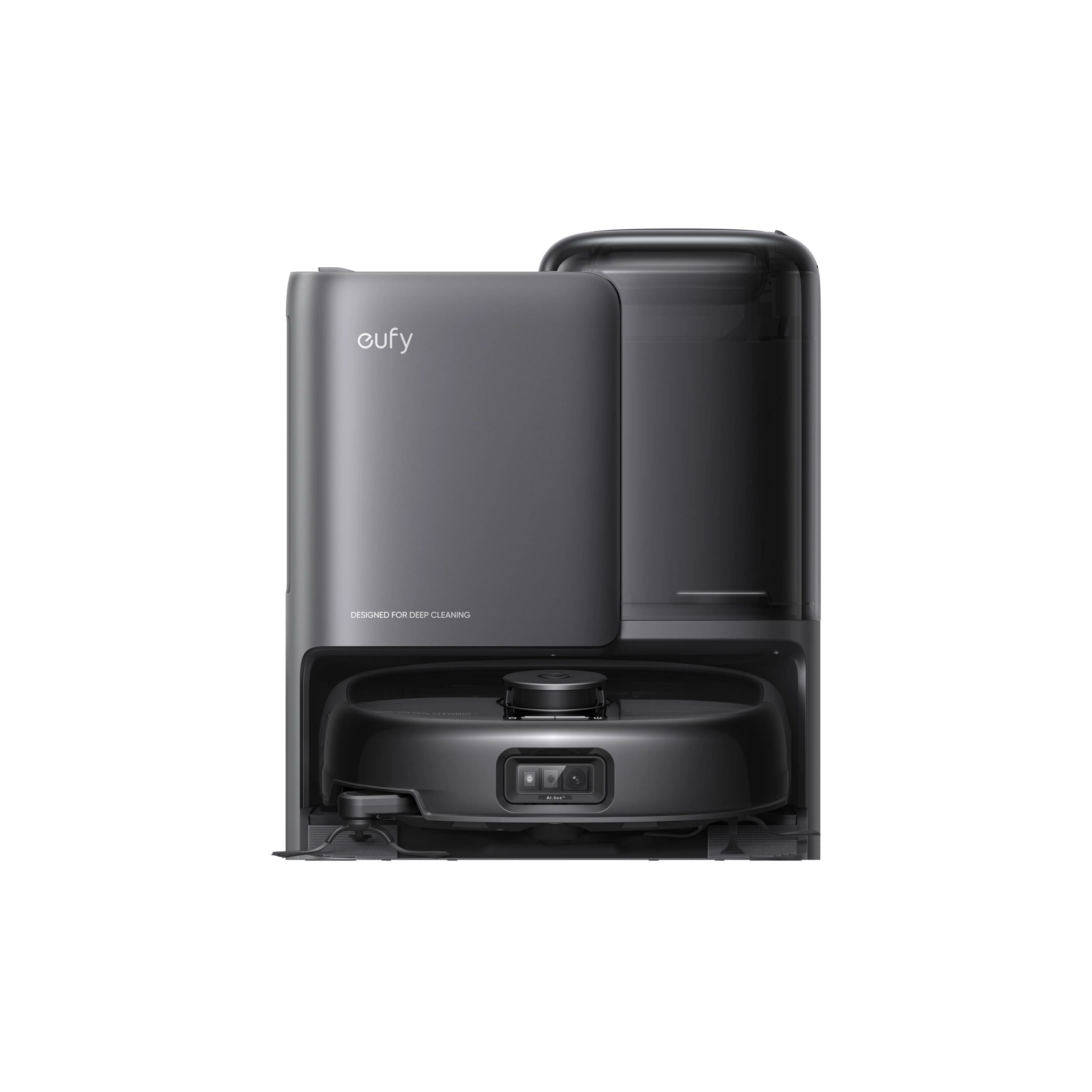 Robot All-in-One Anker "Eufy Omni E25", 20.000 Pa, aspirare uscata si umeda, HydroJet, Wi-Fi, BTH, App, multi-suprafete, volum rezervor 3L, negru, "T2353G11" (timbru verde 11 lei) - 194644229078