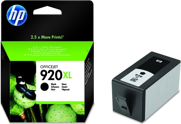 Cartus Cerneala Original HP Black, nr.920XL, pentru OfficeJet 6000|6500|7000|7500, , (timbru verde 0.15 lei), "CD975AE"