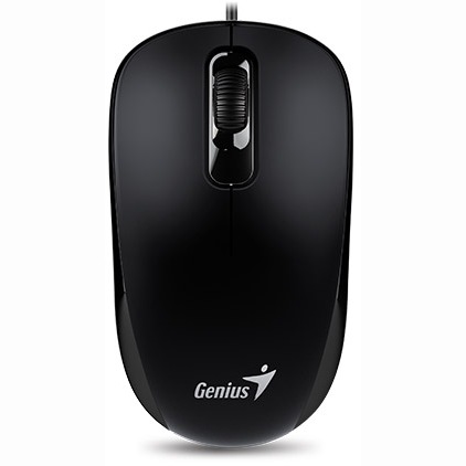 MOUSE Genius, "DX-120", PC sau NB, cu fir, USB, optic, 1000 dpi, butoane/scroll 3/1, , negru, "31010105100" (timbru verde 0.18 lei)