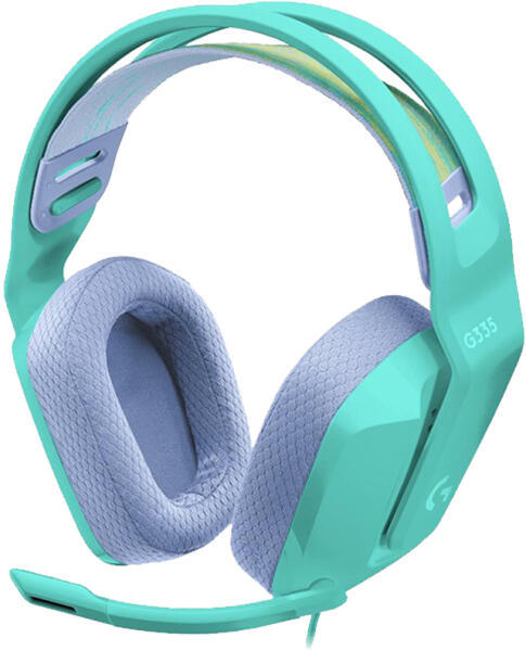 LOGITECH G335 Wired Gaming Headset - WHITE - 3.5 MM - EMEA - 914, "981-001018" (timbru verde 0.8 lei)
