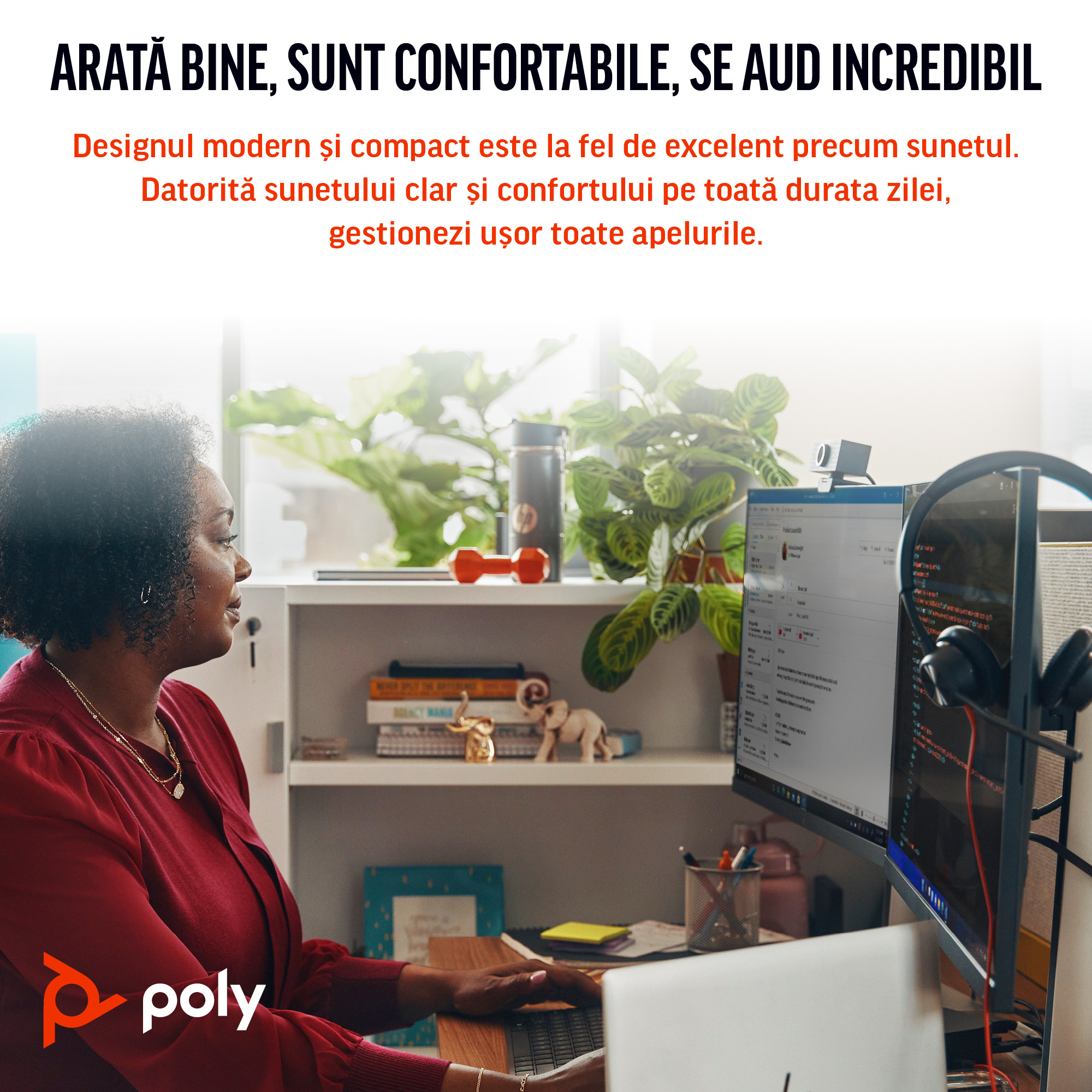 Poly BW 3325 -M USB-C HS +USB-C/A"8X222AA" - imagine 6