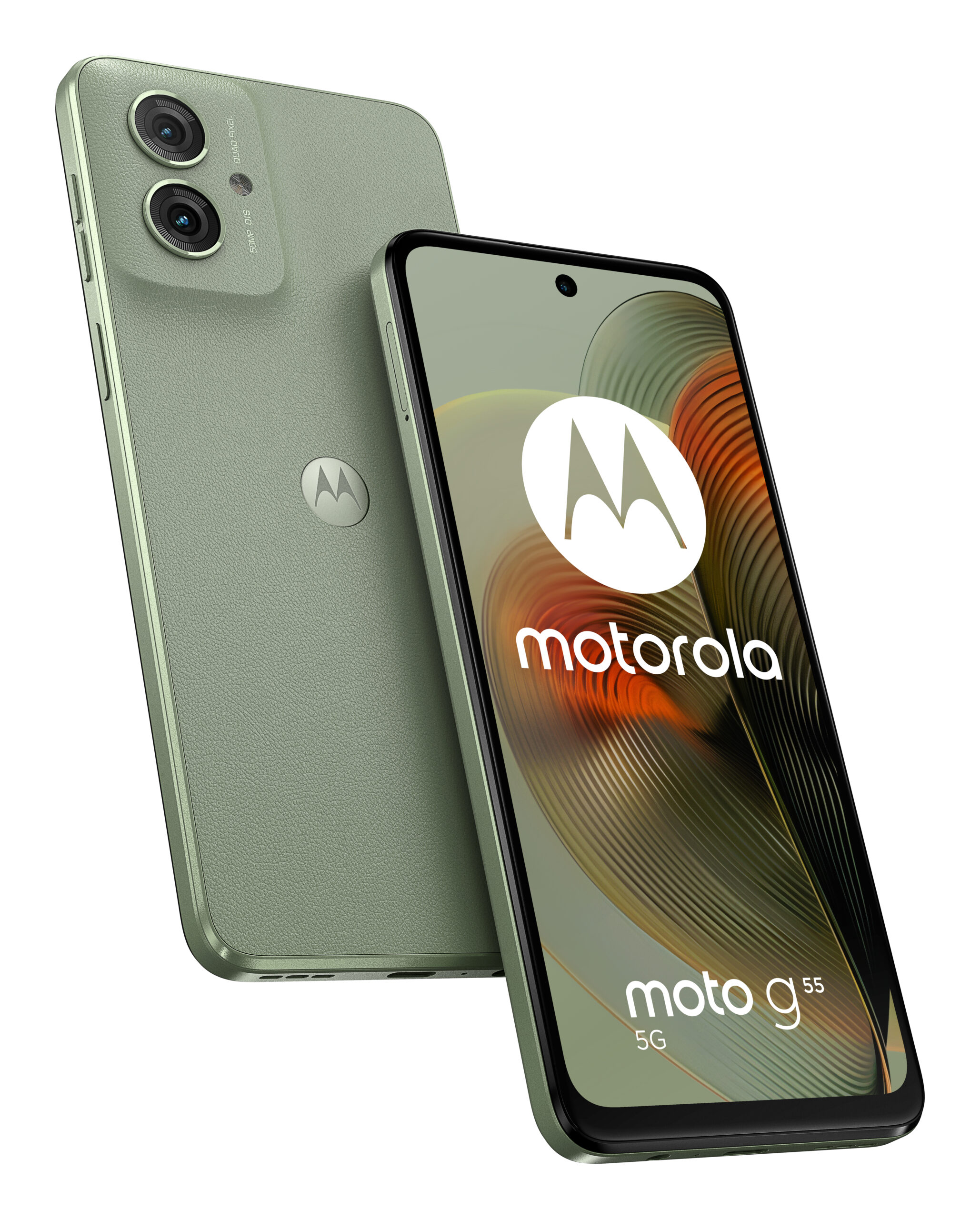 Smartphone Moto G55 256GB 12GB RAM 5G Dual SIM Smoky Green "PB5U0034PL" (timbru verde 0.45 lei)