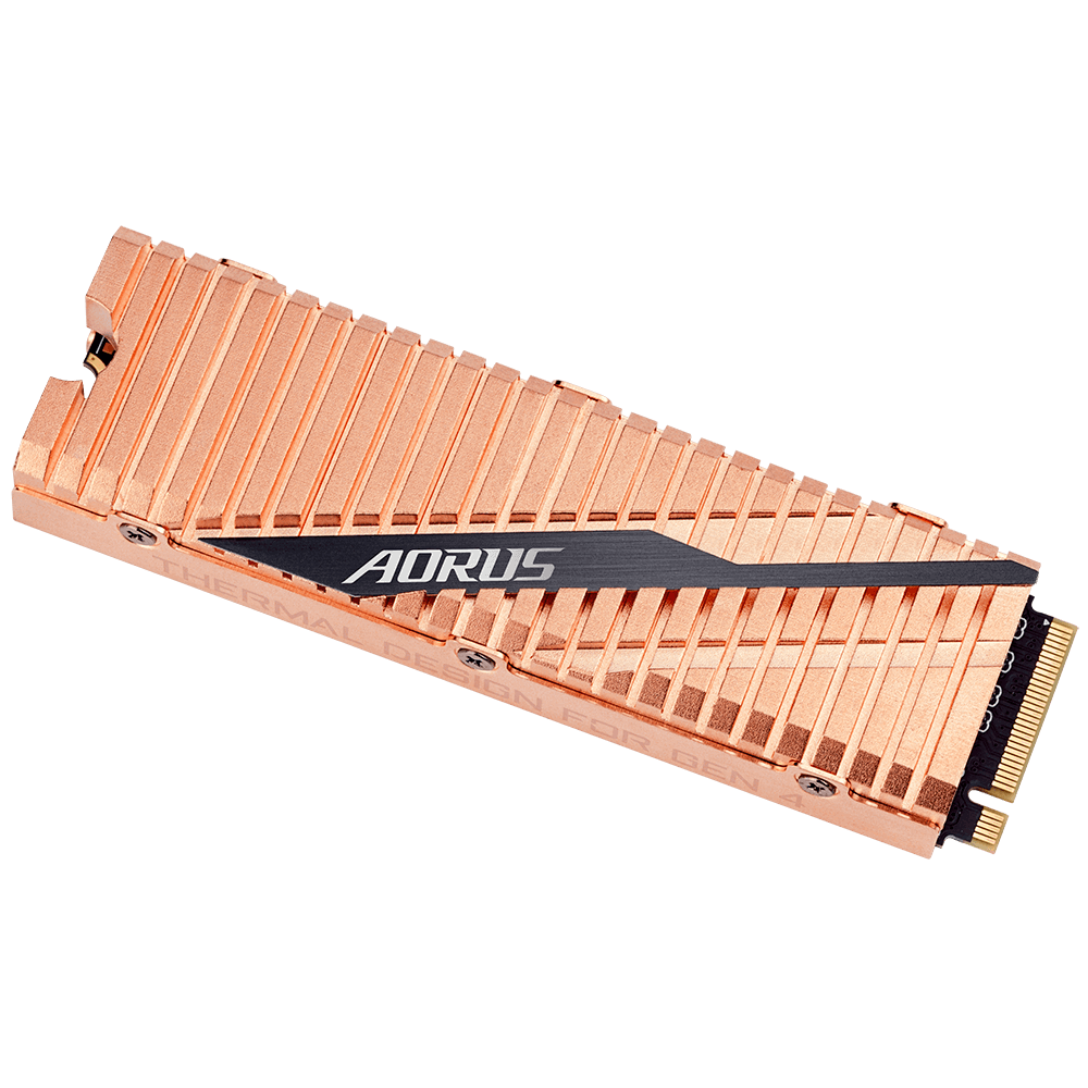 SSD GIGABYTE, 1 TB, M.2, PCIe Gen4.0 x4, 3D TLC Nand, R/W: 5000/4400 MB/s, "GP-ASM2NE6100TTTD"