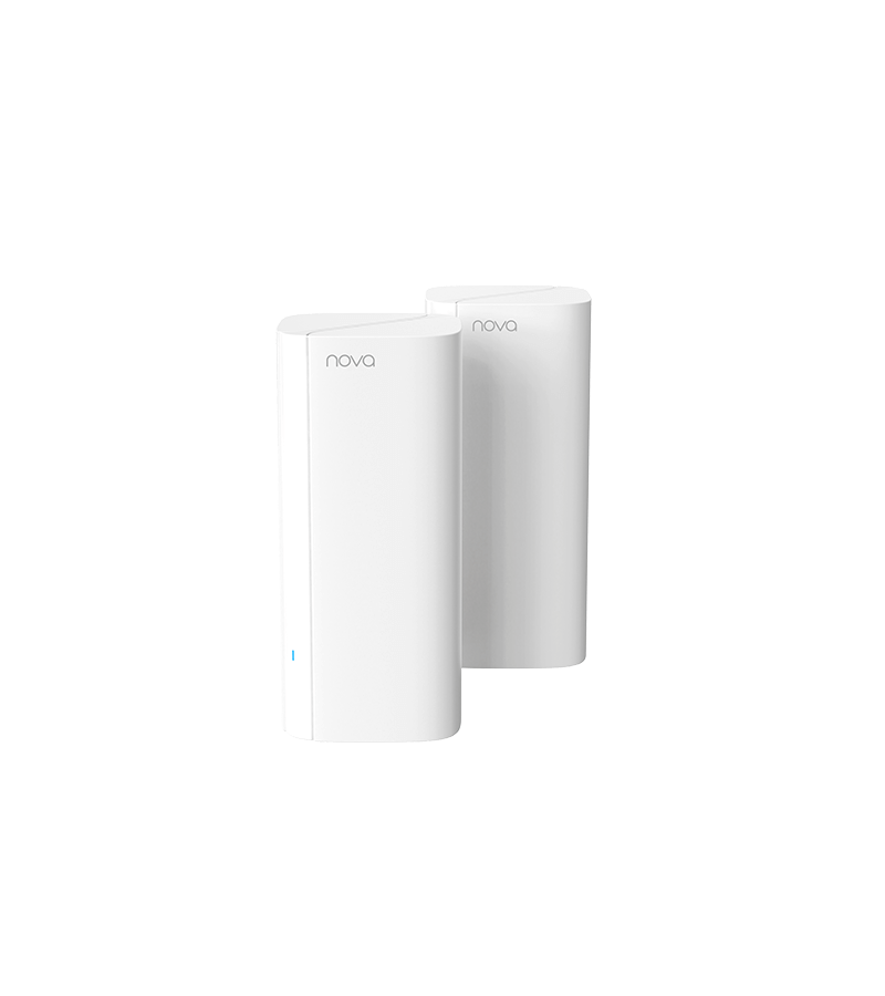 Tenda EX12(2-PACK) Sistem Mesh;802.11ax AX3000 1 WAN,3 LAN 10/100 Mbit/s unitate primara,2 LAN unitatea nr 2 Antene 4 int,max 650mp,Quad Core 1,7GHz,256MB 4K,VR HD "EX12(2-PACK)" (timbru verde 2lei)