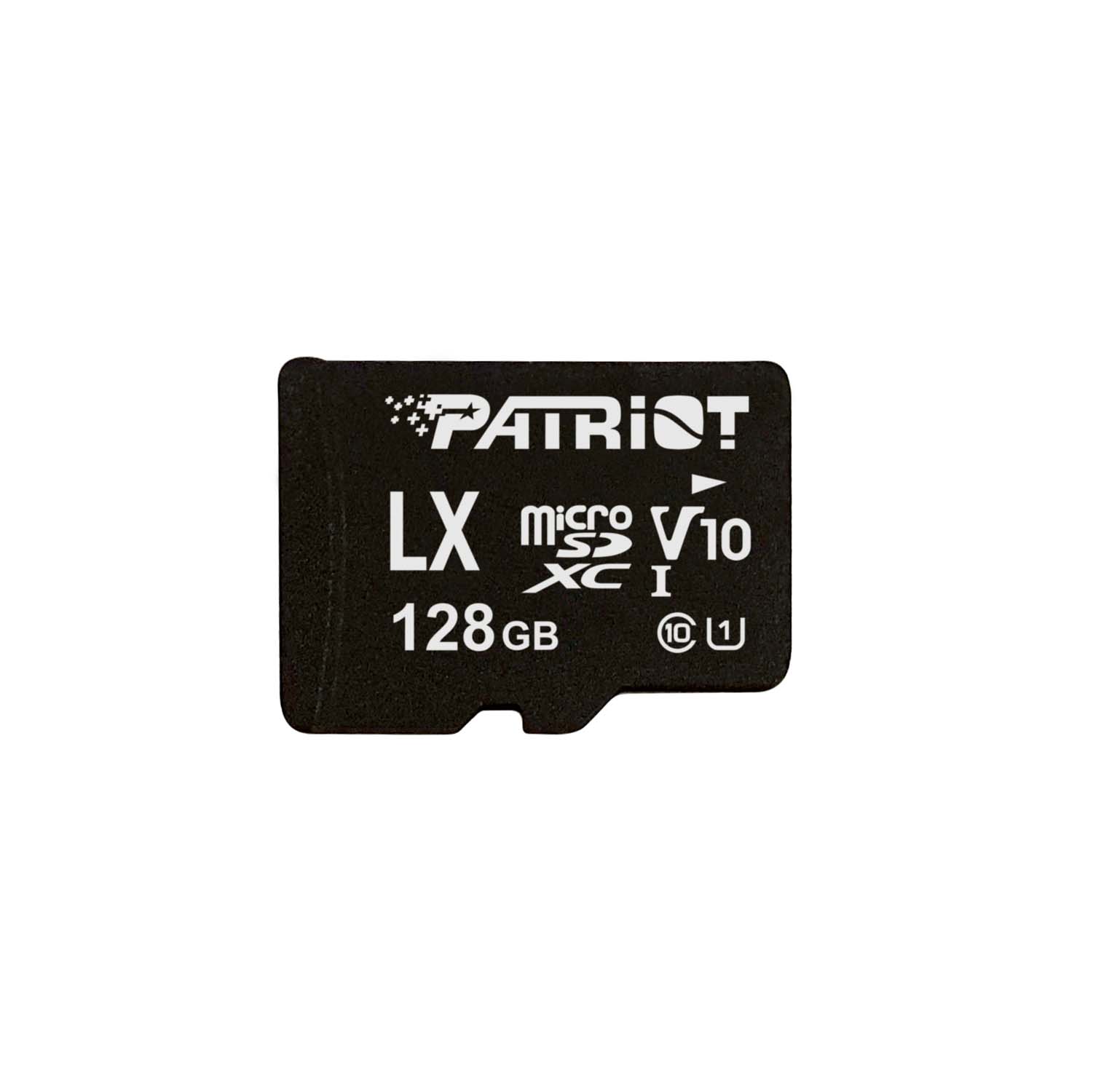 CARD MicroSD PATRIOT, 128 GB, MicroSDXC, clasa 10, standard UHS-I U1, "PSF128GMDC10" (timbru verde 0.03 lei)