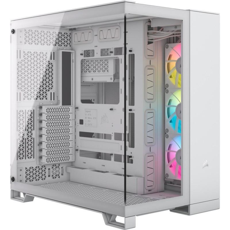 CR Case iCUE L 6500X RGB Mid-Tower White "CC-9011270-WW"