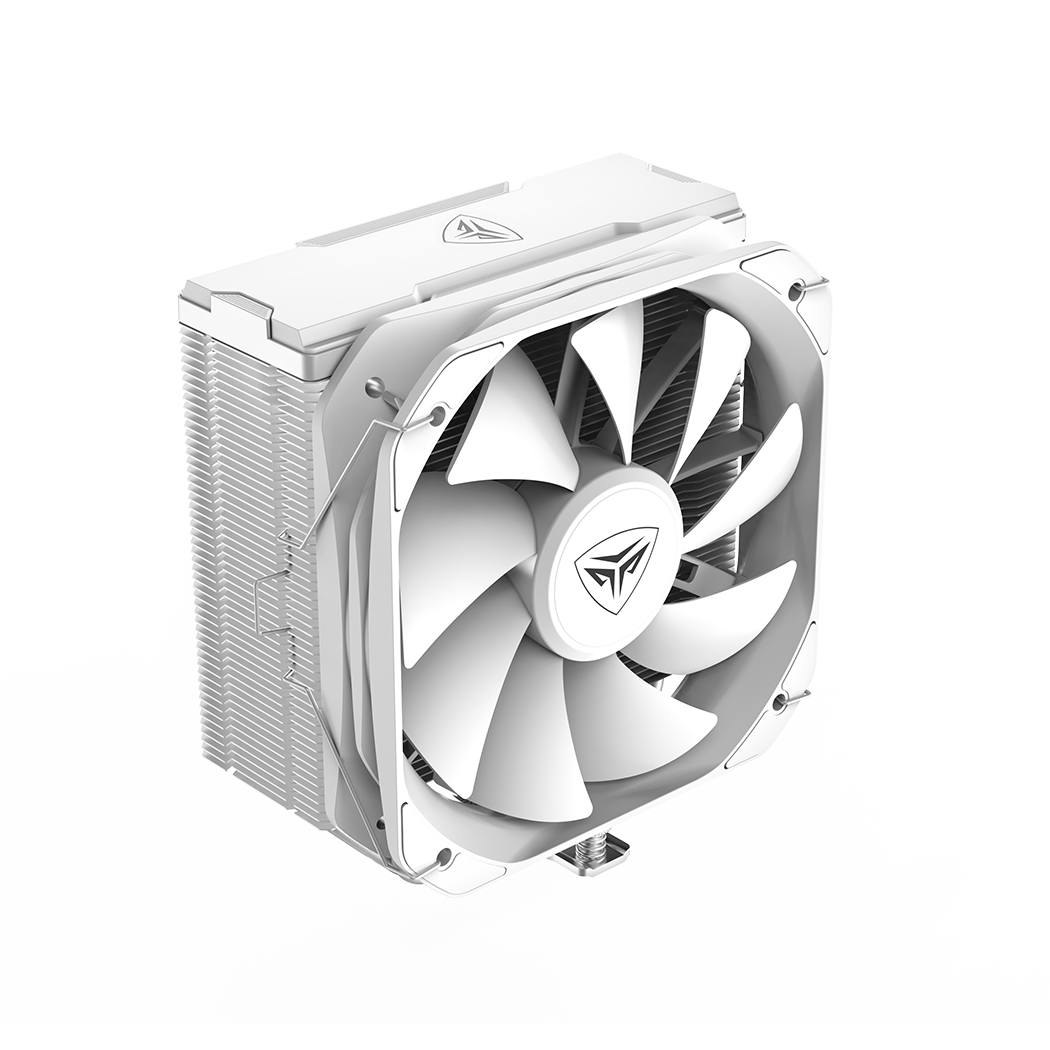 COOLER PCCOOLER, skt. universal, racire cu aer, vent. 130mm, 400 - 1600 RPM, "K4 WH" (timbru verde 0.8 lei)
