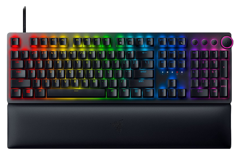 Tastatura Huntsman V2 Gaming Purple Switch - DE Layout Black "RZ03-03931000-R3G1" (timbru verde 0.8 lei)