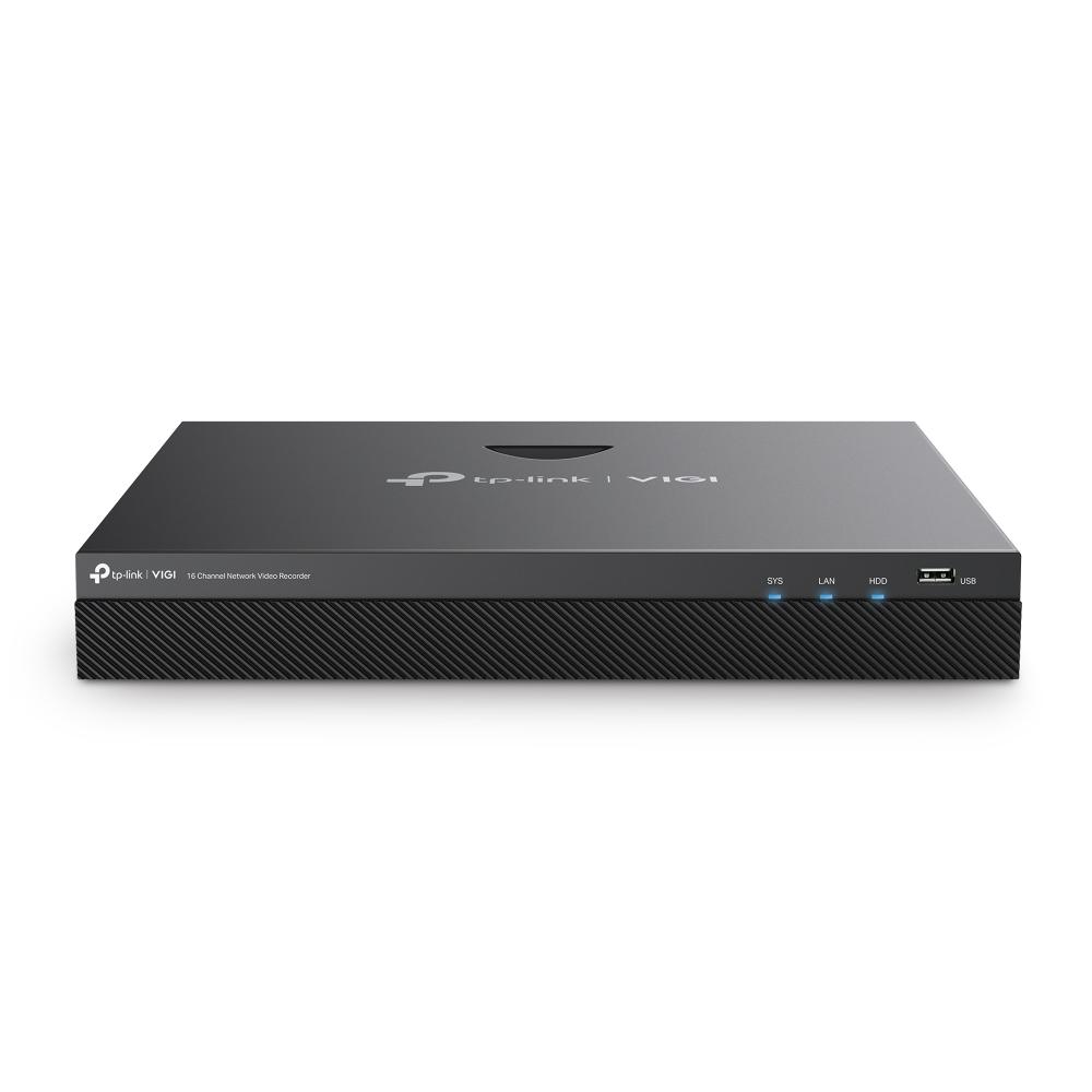 NVR TP-Link VIGI, 16 canale, capacitate max 20 TB, porturi HDMI | VGA | Retea RJ45 | 2 x USB 2.0, "VIGI NVR2016H" (timbru verde 2 lei)