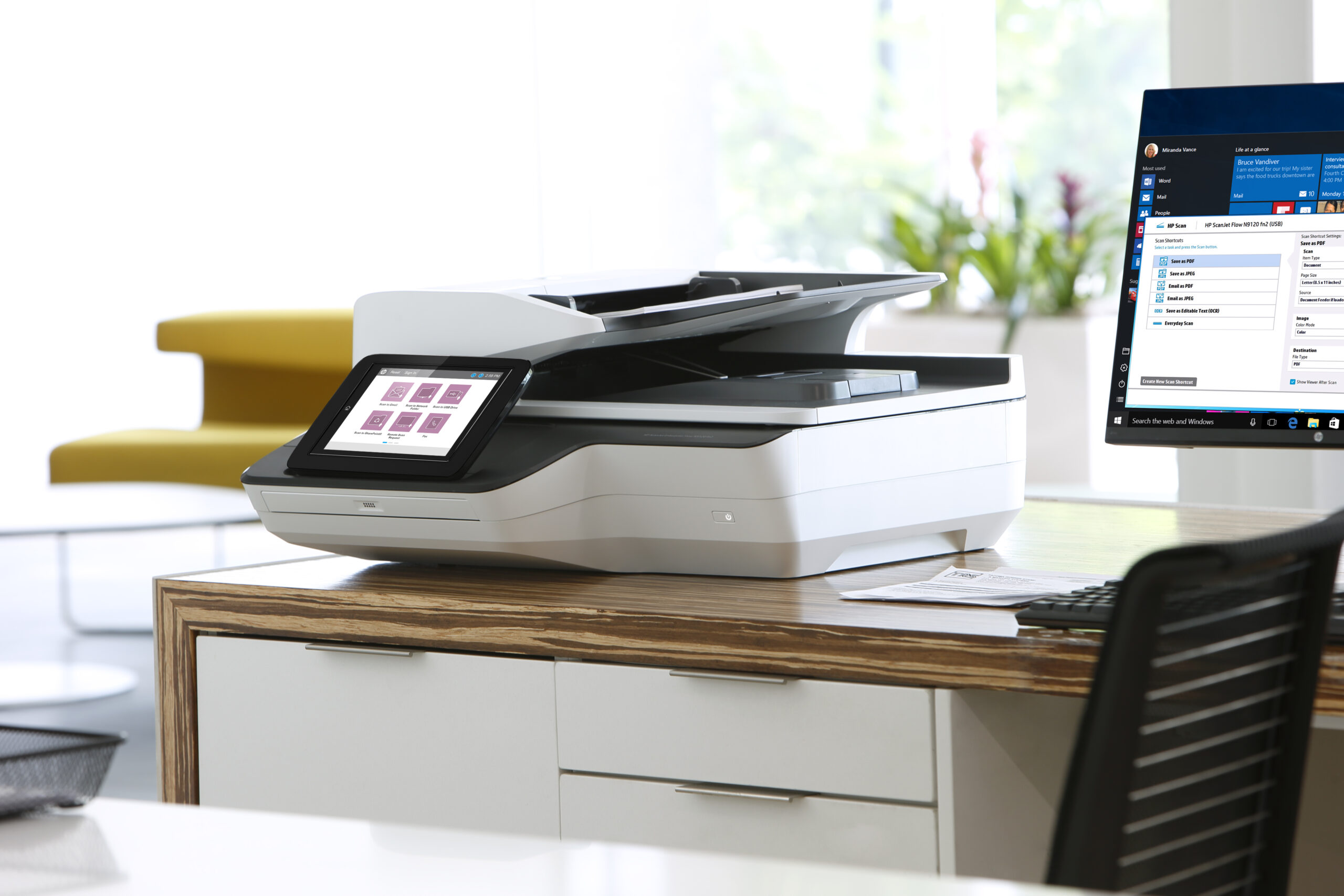 Scanner CCD|CIS Duplex N9120, A3, Viteza de scanare duplex: 240 ipm, Optiuni: OCR|Email|Folder re?ea|USB|FTP|Fax, Conectivitate:USB|RET, Scanare ambele fete:Da, ADF:200coli "L2763A" - imagine 4