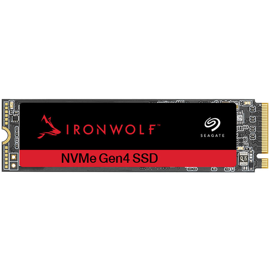 SSD SEAGATE IronWolf 225 2TB M.2 2280-D2 PCIe Gen4 x4 NVMe 1.3, 3D TLC, R/W: 5000/4400 Mbps, IOPS 740K/700K, TBW: 2800 "ZP2000NM3A002"