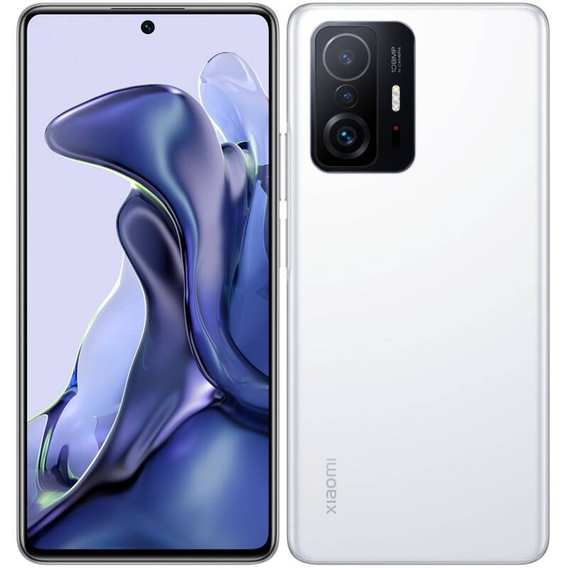 SMARTphone Xiaomi, "11T" ecran 6.67 inch, dual sim, rez. camera 108 Mpix, memorie interna 256 GB, 5G, Android, acumulator 5000 mAh, alb, "34987" (timbru verde 0.45 lei)