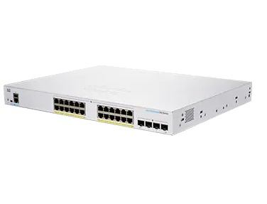 CBS250 Smart 24-port GE, PoE, 4x10G SFP+, "CBS250-24P-4X-EU" (timbru verde 2 lei)