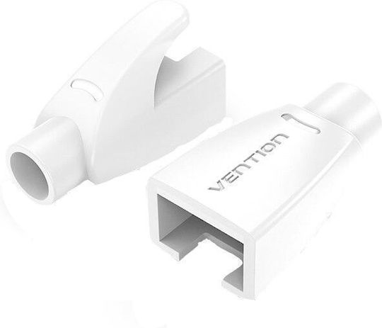 Manson mufe RJ-45 Vention pt. cablu UTP, FTP, SFTP, Cat5e | Cat6, RJ-45 (T), plastic, 50 buc, OD max 6mm, alb, "IODW0-50" (timbru verde 0.08 lei) -6922794750098
