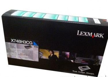 Toner Original Lexmark Cyan, X748H3CG, pentru X746|X748, 1K, (timbru verde 1.2 lei) , "X748H3CG"