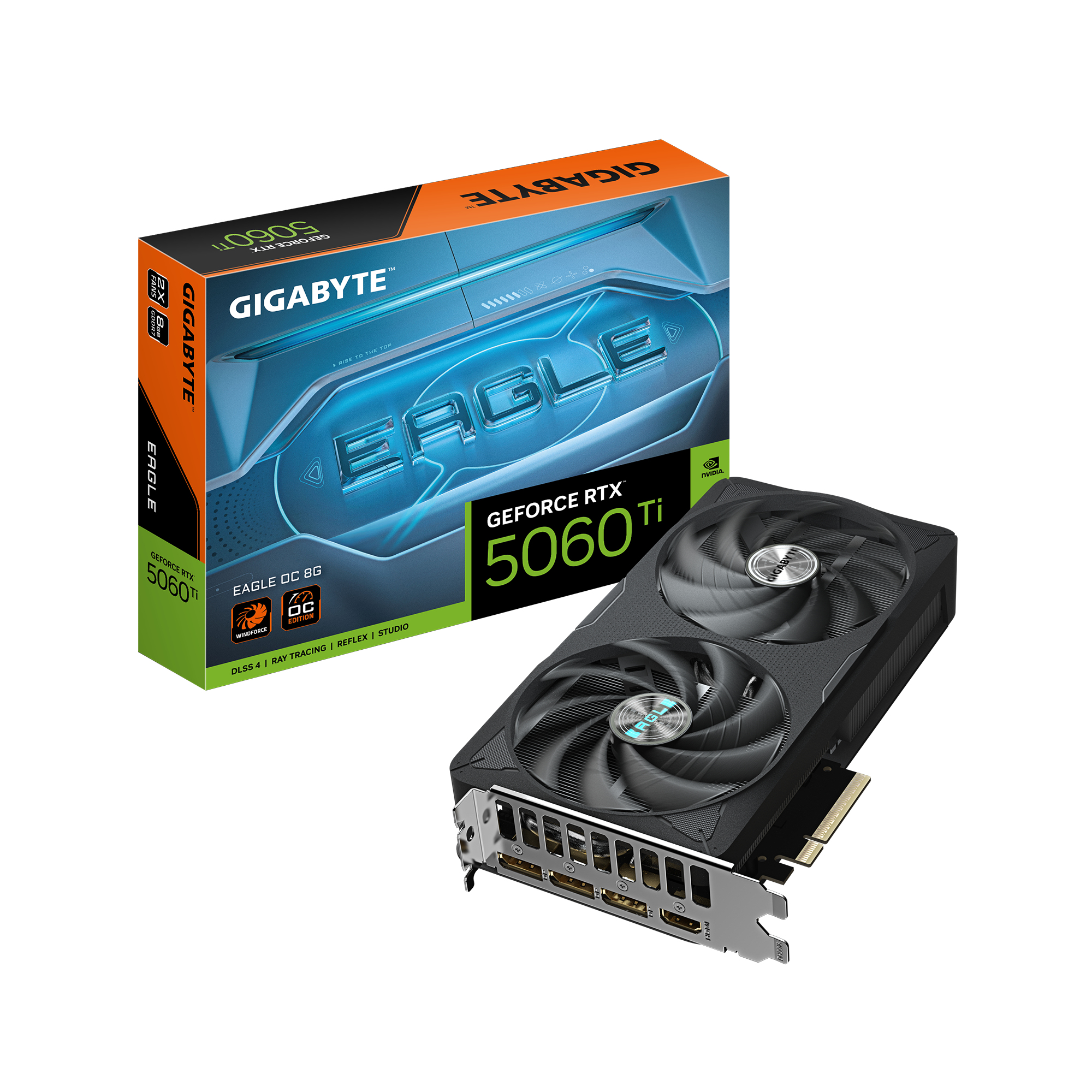 GIGABYTE GeForce RTX 5060 Ti EAGLE OC 8GB GDDR7 3xDP 1xHDMI VGA "GV-N506TEAGLE OC-8GD"