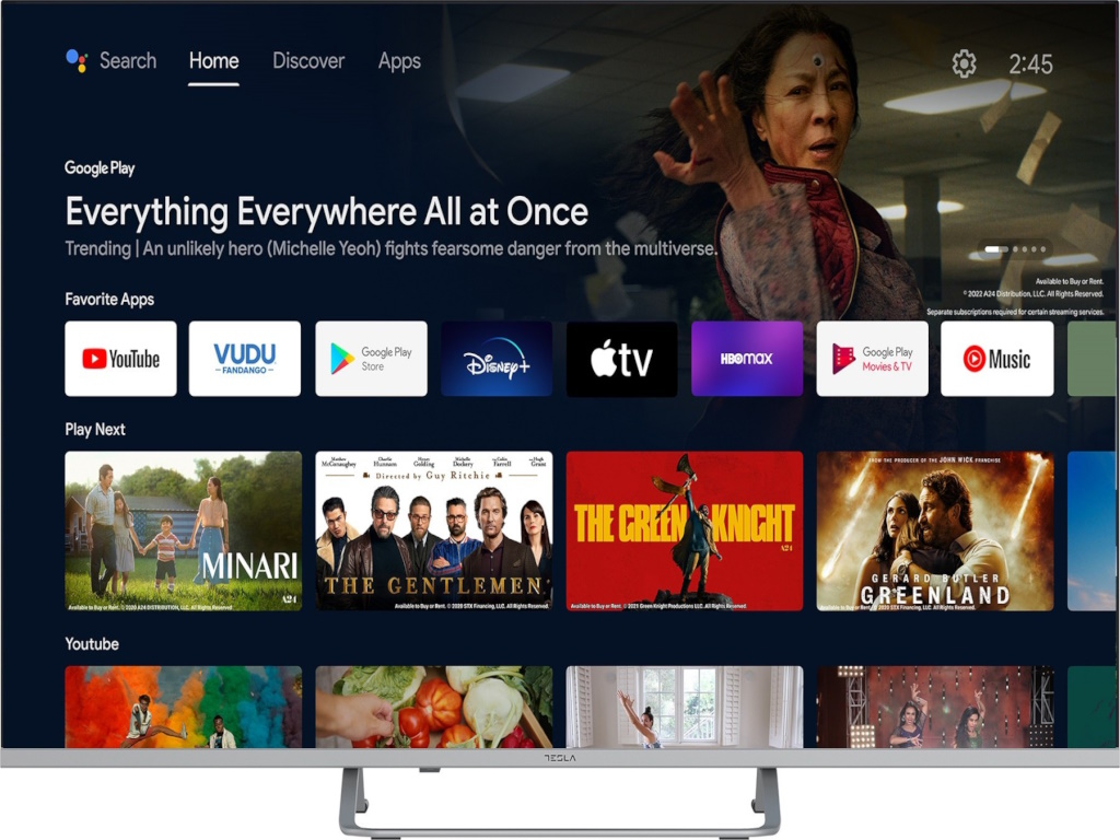 Televizor Android 11 TV DLED 55E635SUS, 139cm, UHD "55E635SUS" (timbru verde 15 lei)