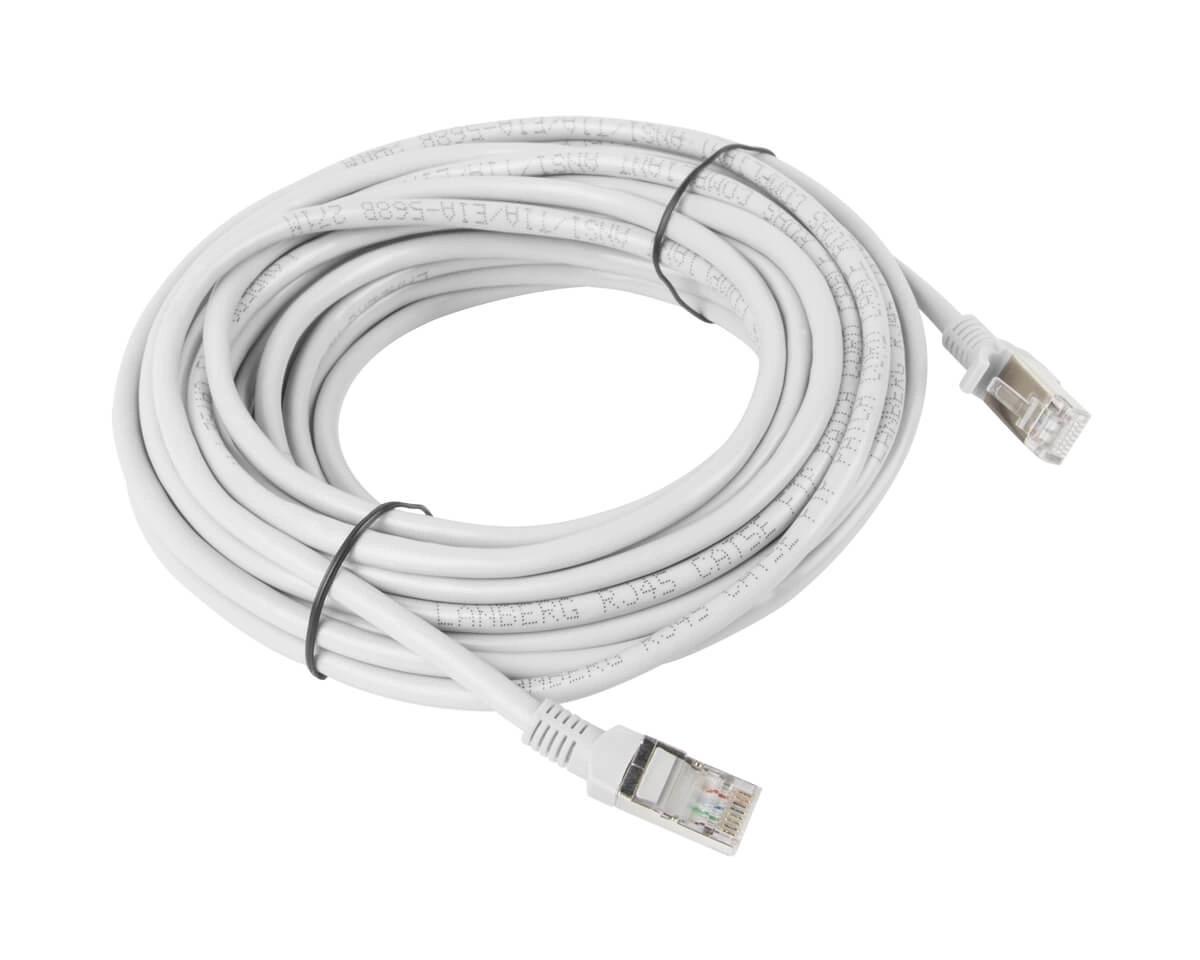 PATCH CORD FTP SPACER Cat6, cupru-aluminiu, 10 m, alb, AWG26, "SPPC-FTP-CAT6-10M" (timbru verde 0.18 lei)