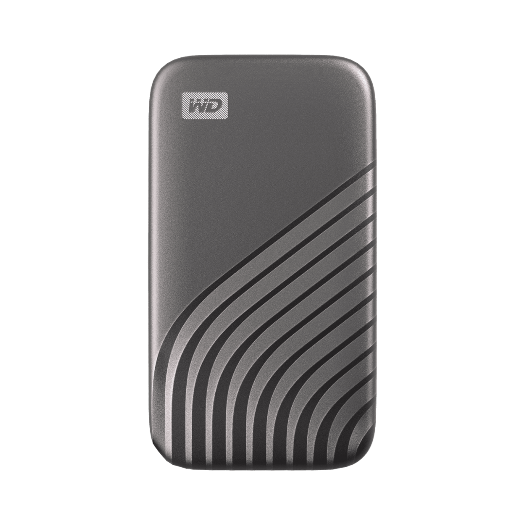 SSD. extern WD MY PASSPORT, 2TB, USB 3.2 Type-C, R/W: 1050/1000 MB/s, gri, "WDBAGF0020BGY-WESN" (timbru verde 0.18 lei)