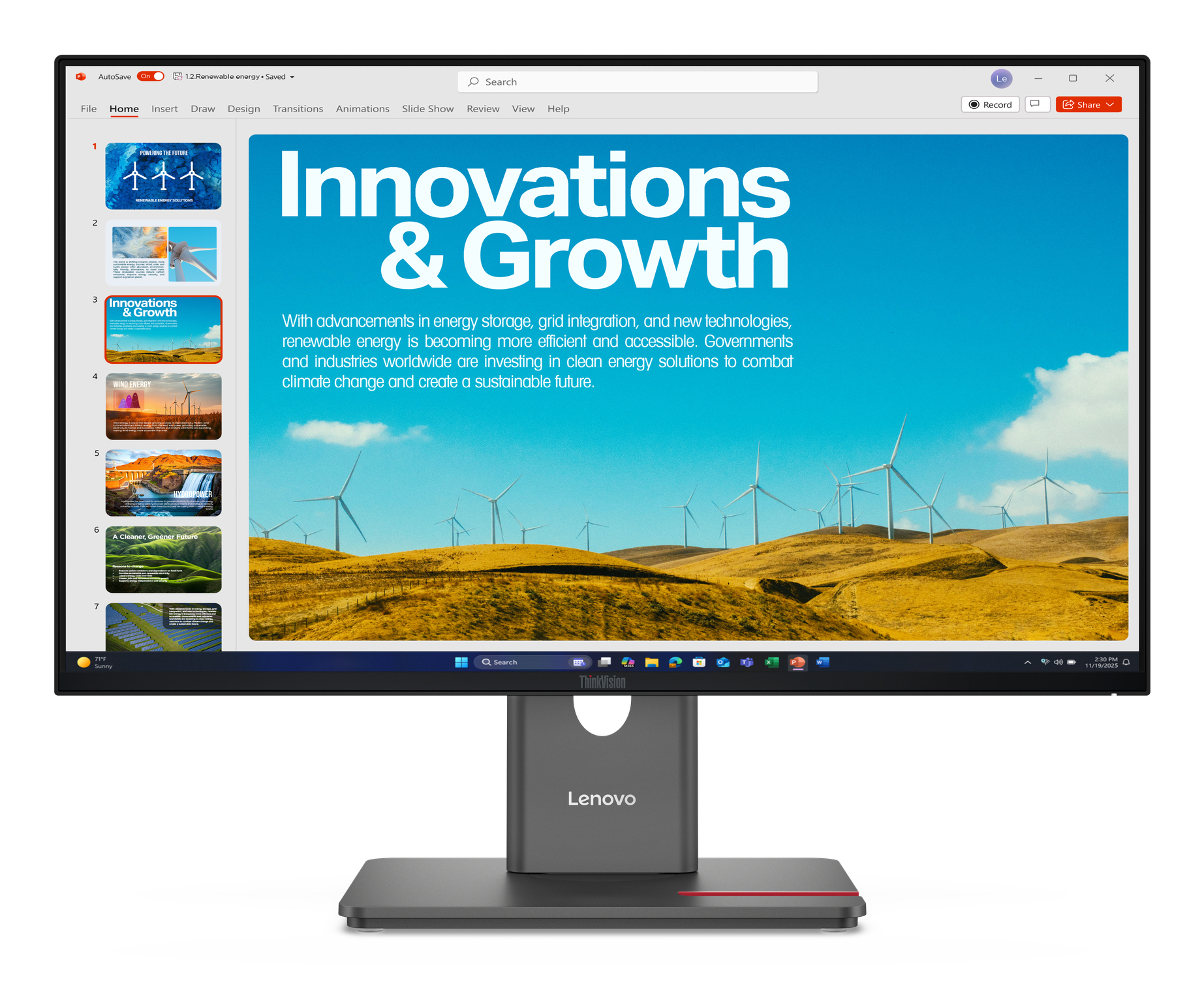 Lenovo ThinkVision P24QD-40 LED display "64B1GAT1EU" (timbru verde 7 lei)