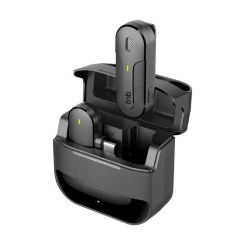 TNB INFLUENCE - Wireless lapel microphone with recharge box - jack "INLAPMICWLBX" (timbru verde 0.18 lei)
