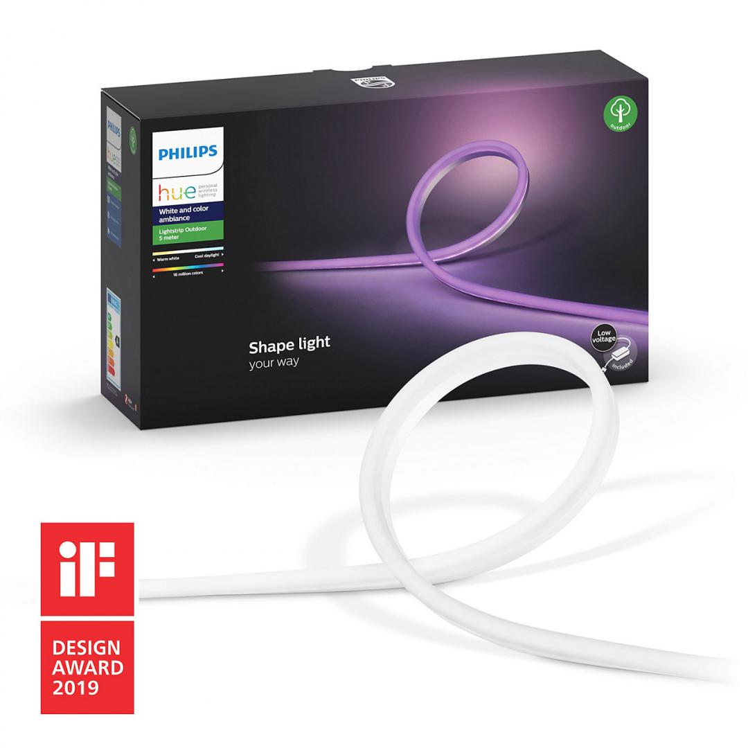 BANDA LED smart LED Philips, soclu integrat, putere 0.5W, forma banda, lumina multicolora, alimentare 220 - 240 V, "000008718696804650" (timbru verde 0.45 lei)