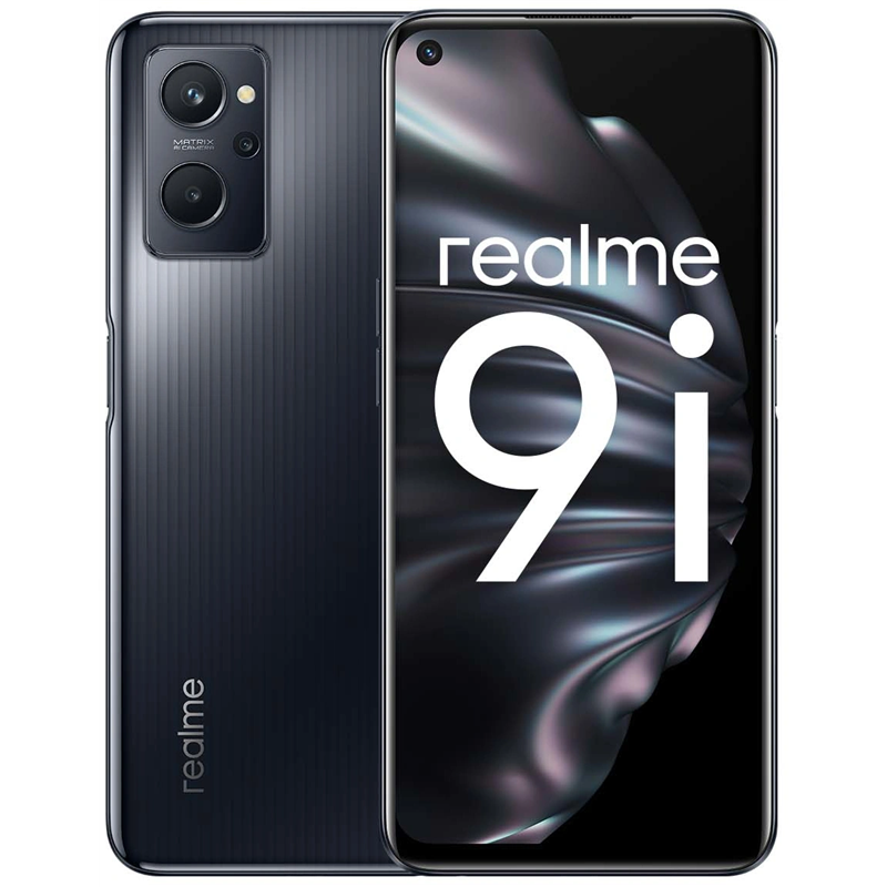 Realme 9i DS Black 4G/6.6"/OC/4GB/128GB/16MP/50MP+2MP+2MP/5000mAh "6040412" (timbru verde 0.45 lei)