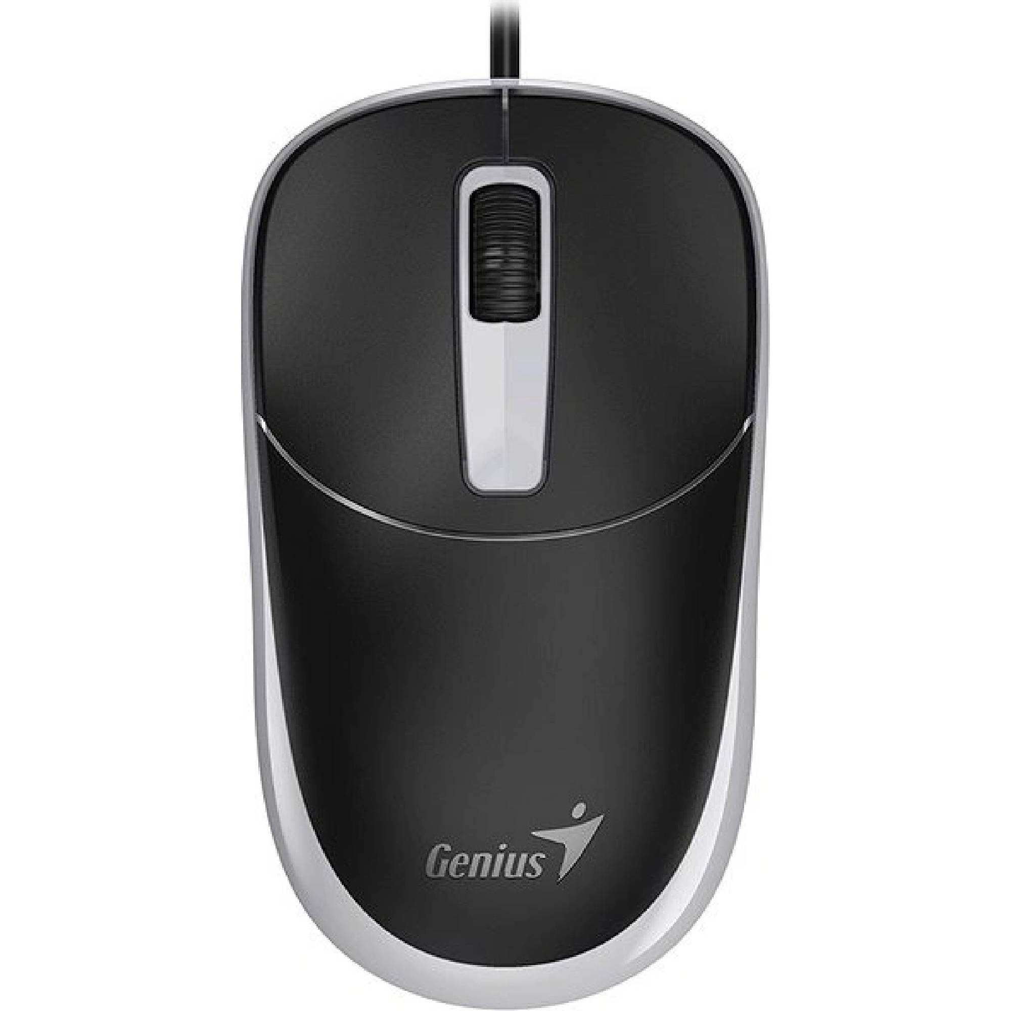 MOUSE Genius "DX-123”, PC sau NB, cu fir, USB, optic, butoane/scroll 3/1, gri, "31010033404" (timbru verde 0.18 lei)