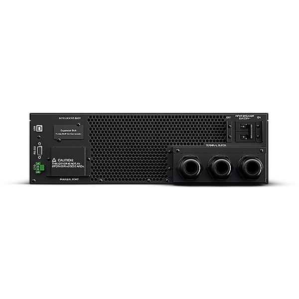 UPS CYBER POWER Online dubla conversie cu sin. pura, cu management, Rack 3U, LCD, 10000VA/900W, bloc conexiuni, fara baterii, terminal block, USB, RS232, slot SNMP, APFC, EPO, GreenP, "OLS10000ERTXL3U" - imagine 4