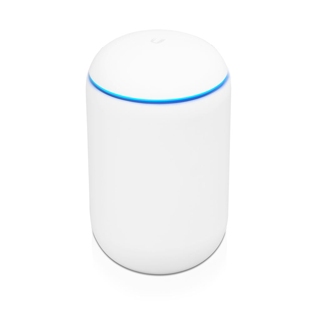 ROUTER Ubiquiti Dream Machine, wireless, 2100 Mbps, port LAN 10/100/1000 x 4, port WAN 10/100/1000 x 1, antena interna x 1, "UDM-EU" (timbru verde 0.8 lei)
