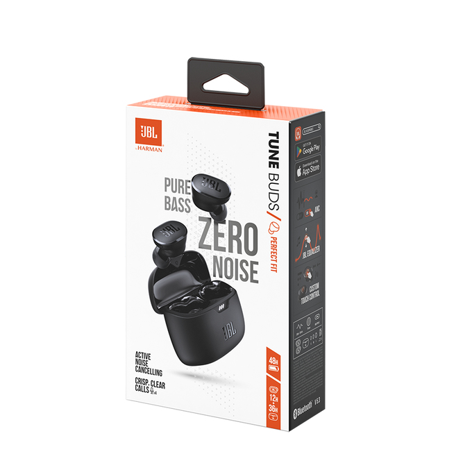 Casti Tune Buds TWS Bluetooth Wireless In-Ear Earbuds Black"JBL-TUNEBUDS-BLK" - imagine 9