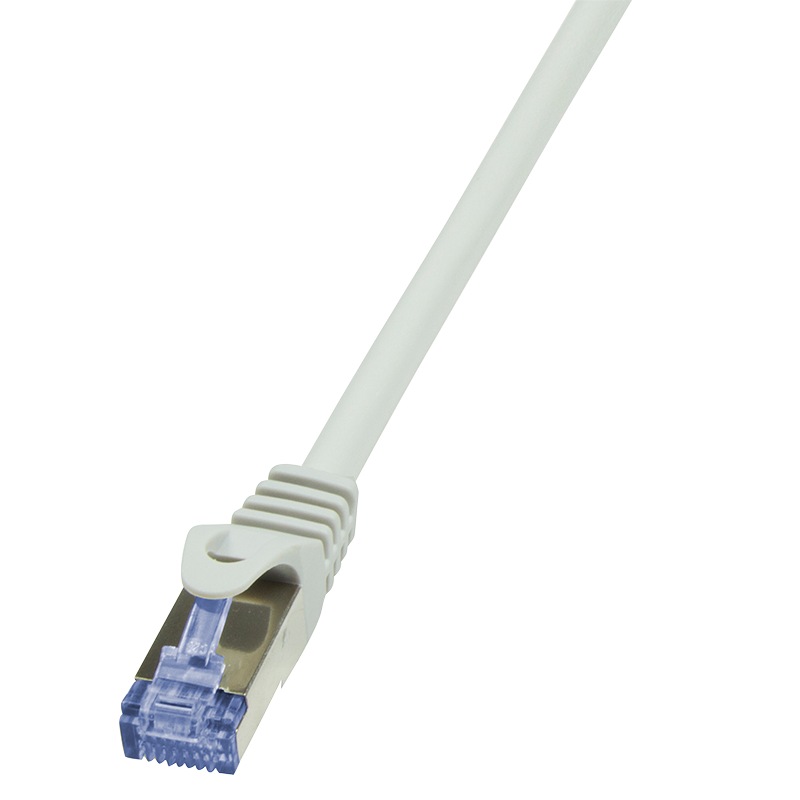 PATCH CORD S/FTP LOGILINK Cat6a, LSZH, cupru, 15 m, gri, AWG26, dublu ecranat "CQ3102S" (timbru verde 0.8 lei)