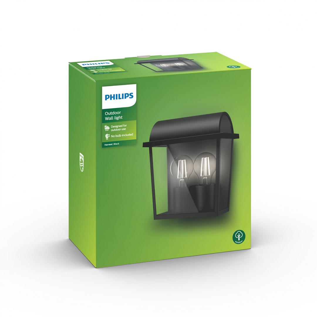 Harvest wall lantern black 2x42W 230V "000008718696156780" (timbru verde 2.00 lei)