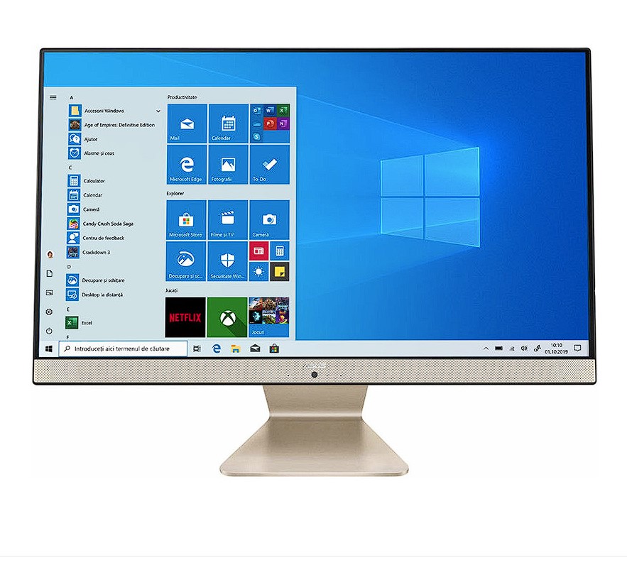 ASUS M241DAT-BA012W AMD Ryzen 3 3250U 23.8inch FHD Touch 8GB 256GB M.2 NVMe PCIe 3.0 SSD AMD Radeon Graphics W11H 2Y Black, "M241DAT-BA012W" (timbru verde 10 lei)