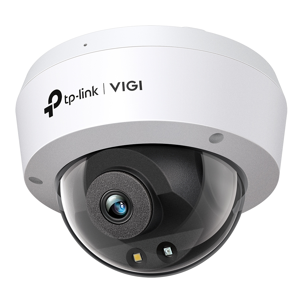 CAMERA IP TP-LINK VIGI, dome, pt. exterior, dist. IR 30 m, tip lentila fixa 2.8 mm, 5 Mpx, 1 x RJ45 10/100M, carcasa metal, POE, "VIGI C250(2.8mm)" (timbru verde 0.8 lei)